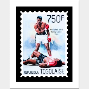 Muhammad Ali Postage Stamp Posters and Art